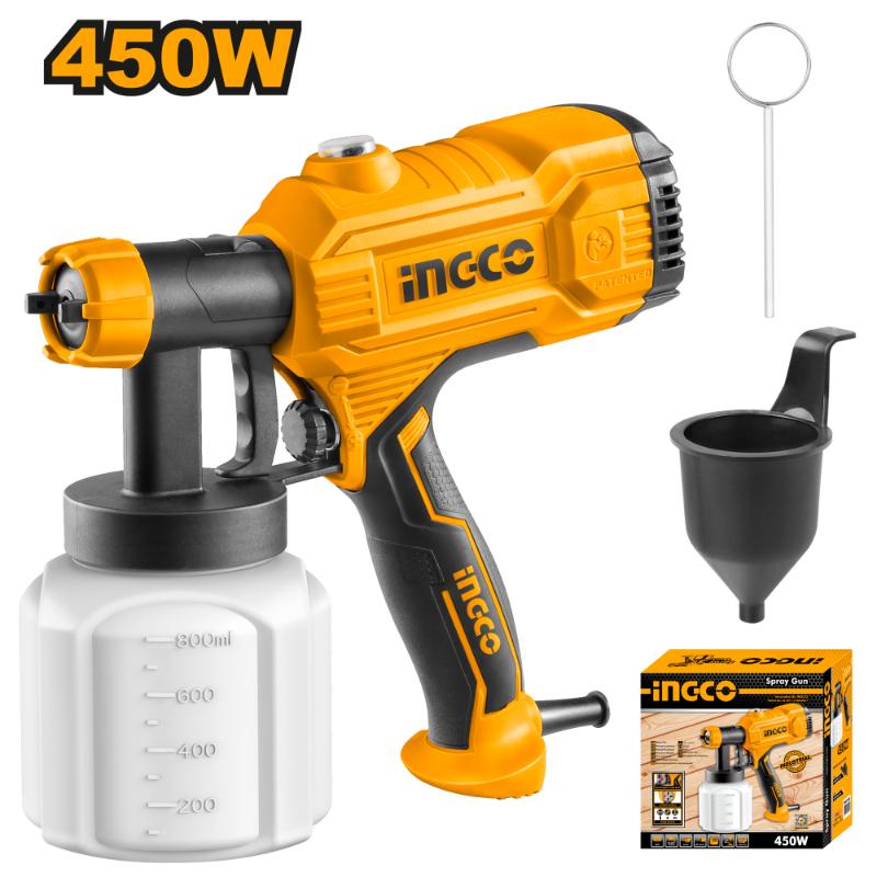 Ingco HVLP Spray Gun, 800ml 400W