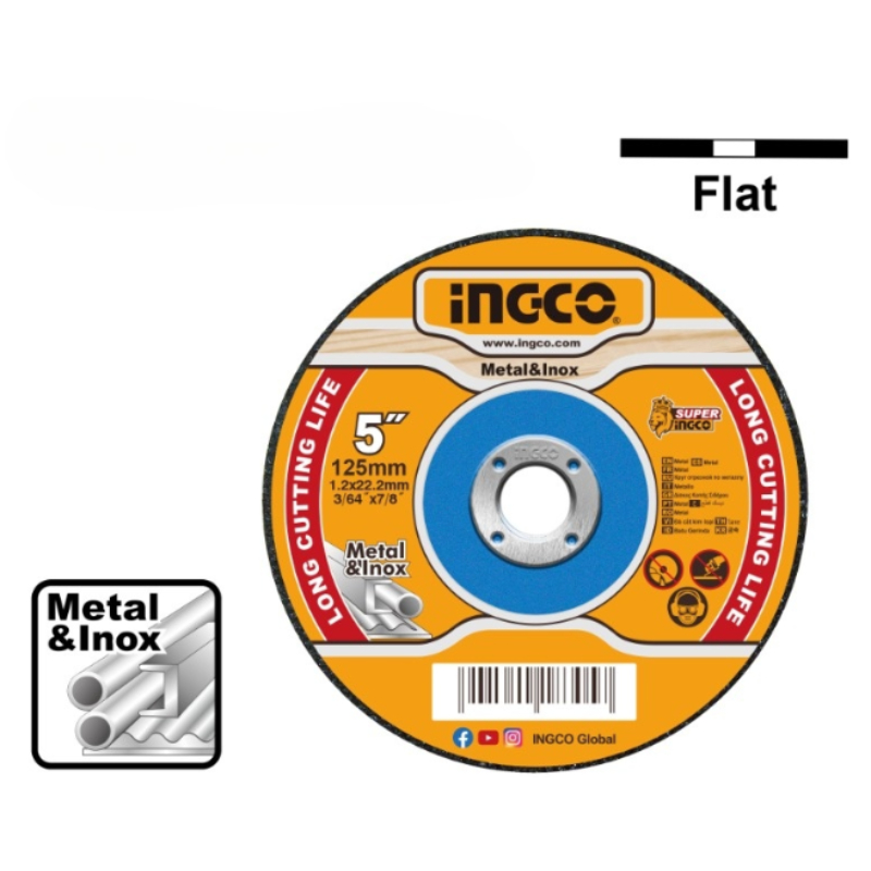Ingco Cutting Disc (Inox/Metal) 230X1.6X22.2mm Single