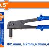 Wadfow Riveter Hand 2,4mm-4,8mm 266mm