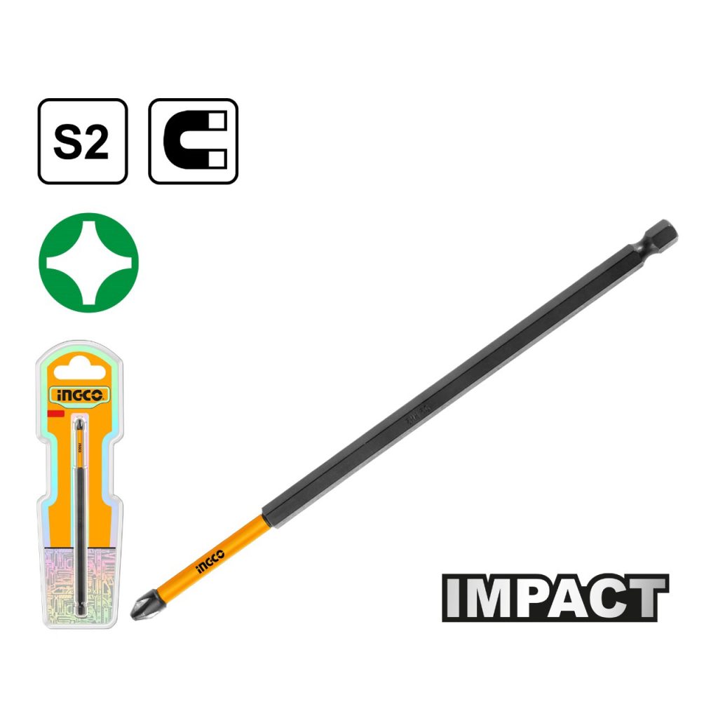Ingco Impact Screwdriver Bit PH2 150mm