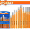 Wadfow Chisel Punch Set 12-Piece Wadfow