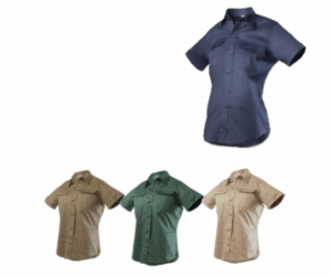 Vulcan Ladies Short Sleeve Stretch Bush Shirt Group