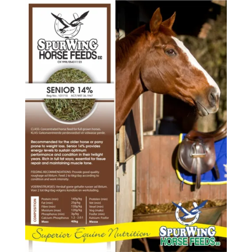 Spurwing Senior Meal 14% 40Kg