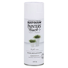 Painter's Touch Flat White Spray Paint 340g