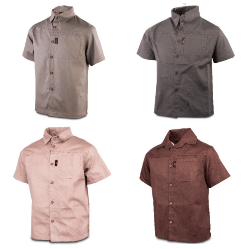 Wildebees Casual Short Sleeve Boys Shirt Group