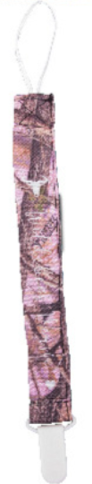 Wildebees Dummy Clip Girls Pink Sekelbos 0-24