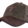 Wildebees Cap Oilskin Logo 2 Tone Olive Choc