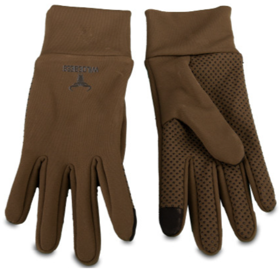Wildebees Mens Olive Casual Interlock Fleece Gloves Group