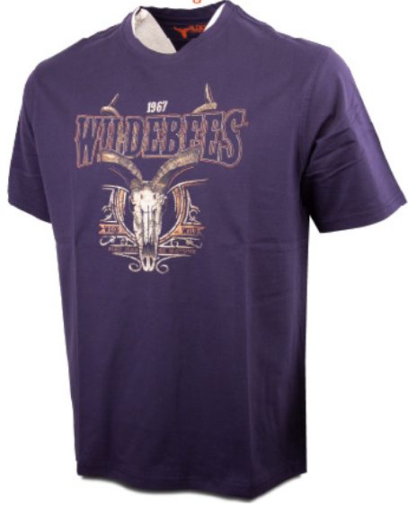 Wildebees Mens Casual Heritage Skull T-Shirt Group