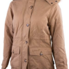 Wildebees Ladies Casual Fashion Teddy Lined Parka Jacket Gro