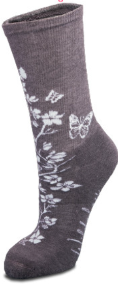 Wildebees Ladies Essentials Floral Motif Bush Sock