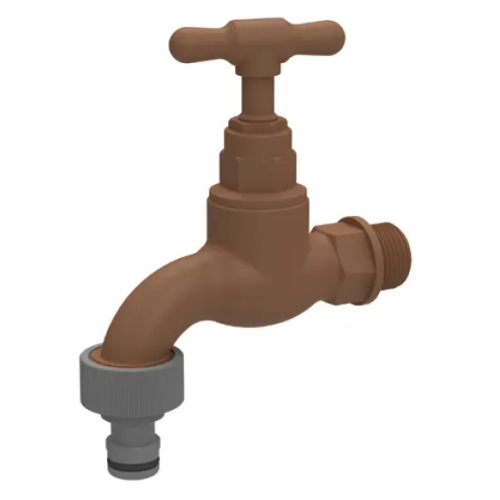 Pro-Close Brown Plastic Garden Tap Group