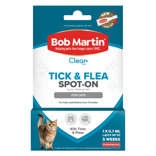 Bob Martin Cats Clear+ Spot On - 1x0.7ml