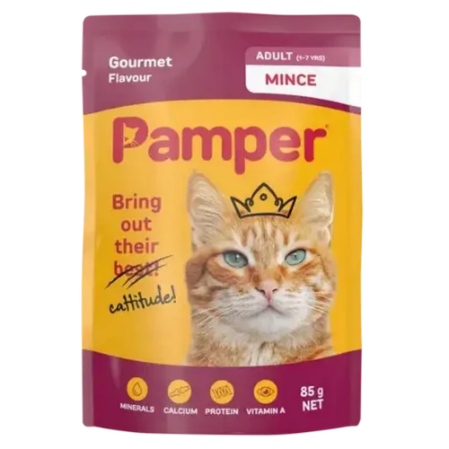 Bob Martin Pamper Mince Gourmet 85g