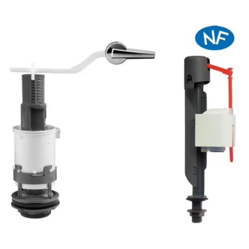 Wirquin Flush Mech Front C/C 2 BI+JOLL