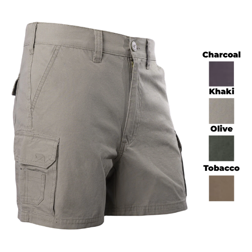Overland Mens Safari Half Elastic Shorts Group