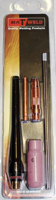 Matweld Tig Starter Kit 2.4mm Alumiun Packed