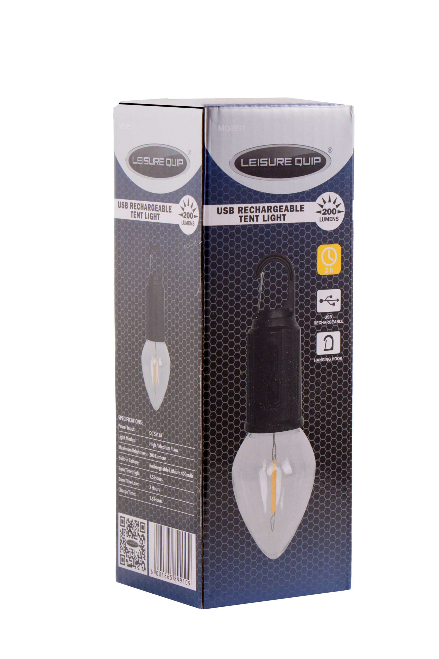 Leisurequip USB Rechargeable Tent Light