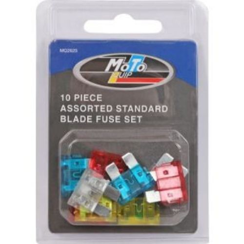 Motoquip Assorted 15A Blade Fuses 5-Pack