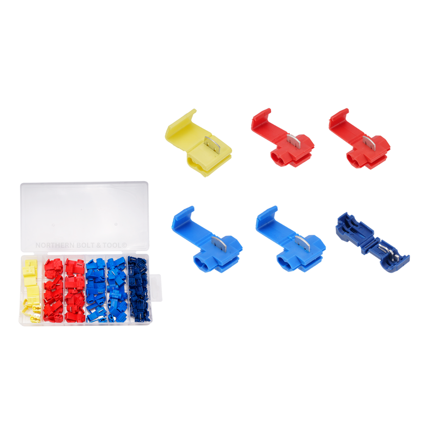 Wadfow Quick Wire Splice Assortment Set 65-Piece