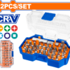 Wadfow Screw Driver Bit Acc Set Cr-V In Box 32-Piece