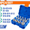 Wadfow Socket E-Type Set Cr-V 14-Piece