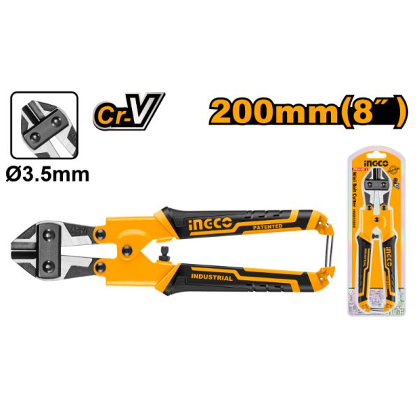 Ingco Mini Bolt Cutter 200mm (Cut:2.5mm)