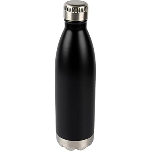 Leisurequip Vacuum Bottle 750ml Black S/Steel