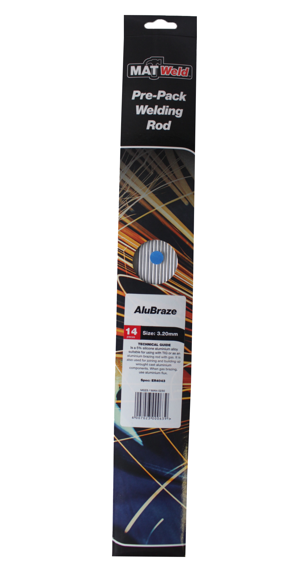 Matweld Welding Rods Alum Braz 3.2mm M023