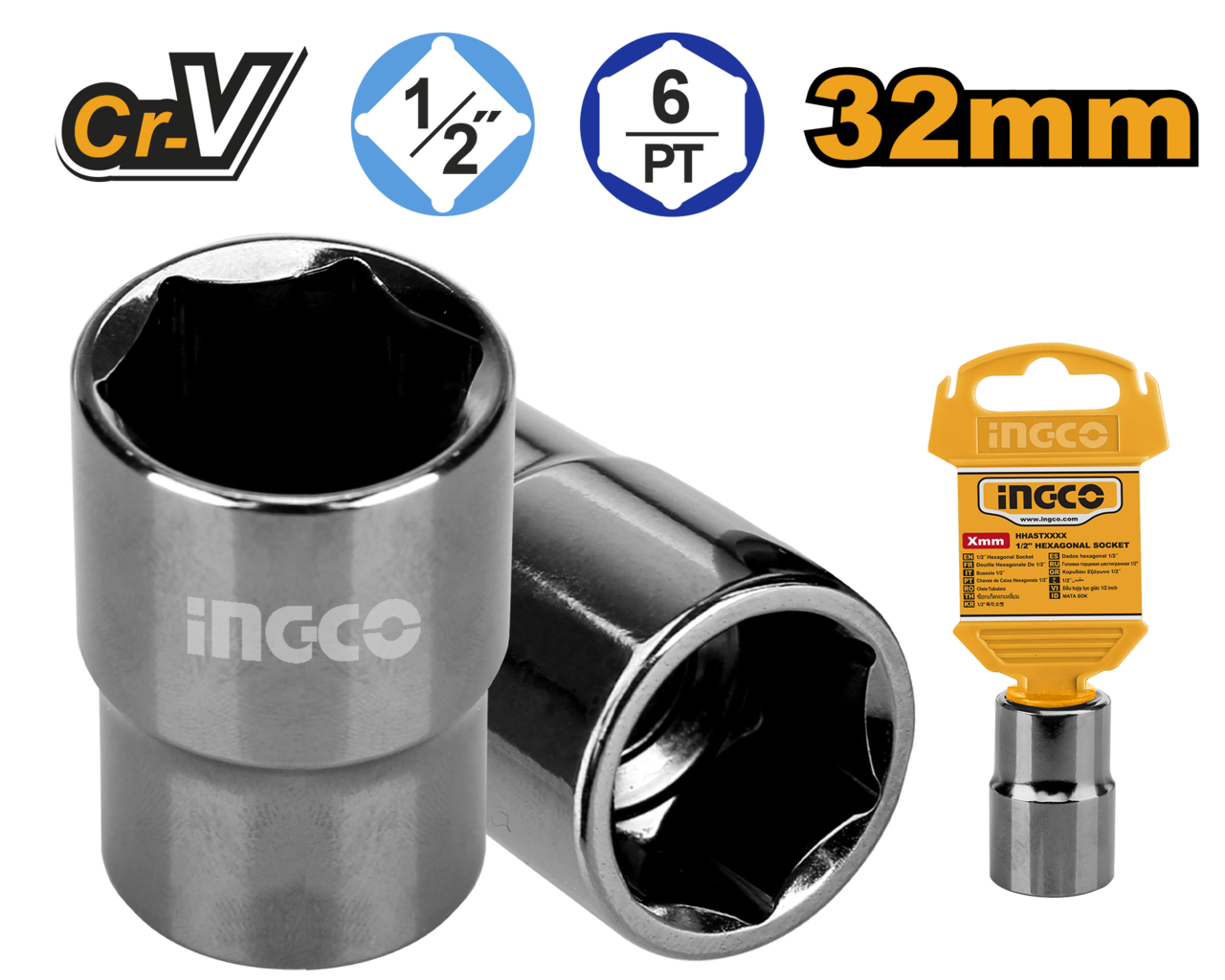 Ingco Hexagonal Socket Group