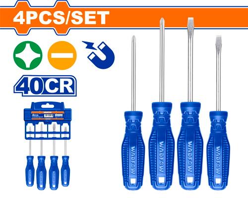 Screw Driver Set Mag 4-Piece