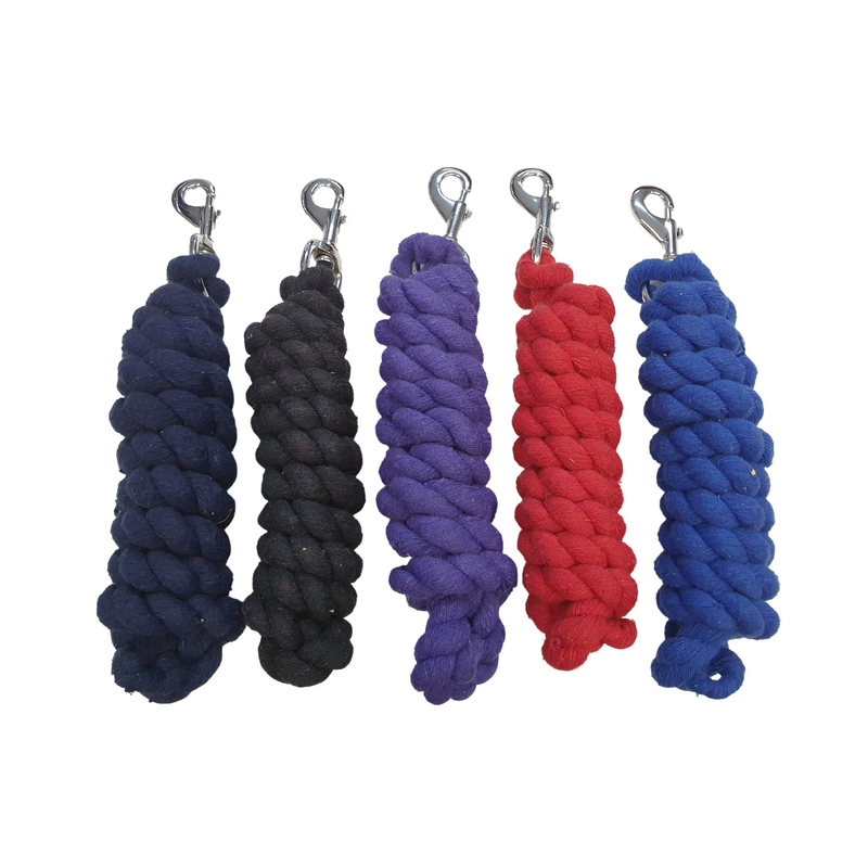 Rope Lead Twisted Black 20mmX2m