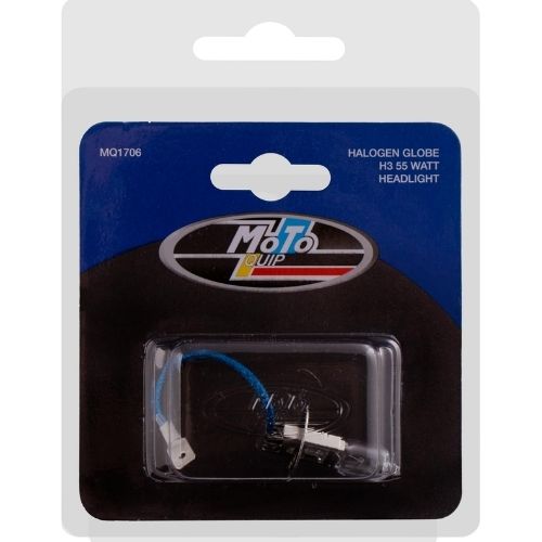 Motoquip Halogen Headlight Globe H3 55W