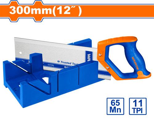 Plastic Mitre Box With Back Saw Set 65mn 300mm Wadfow