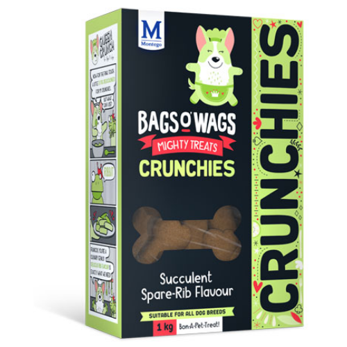 Montego Bags O'Wags Mighty Treats Crunchies Group