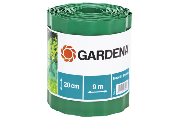 Gardena Lawn Edging 20cm x 9m Roll Green